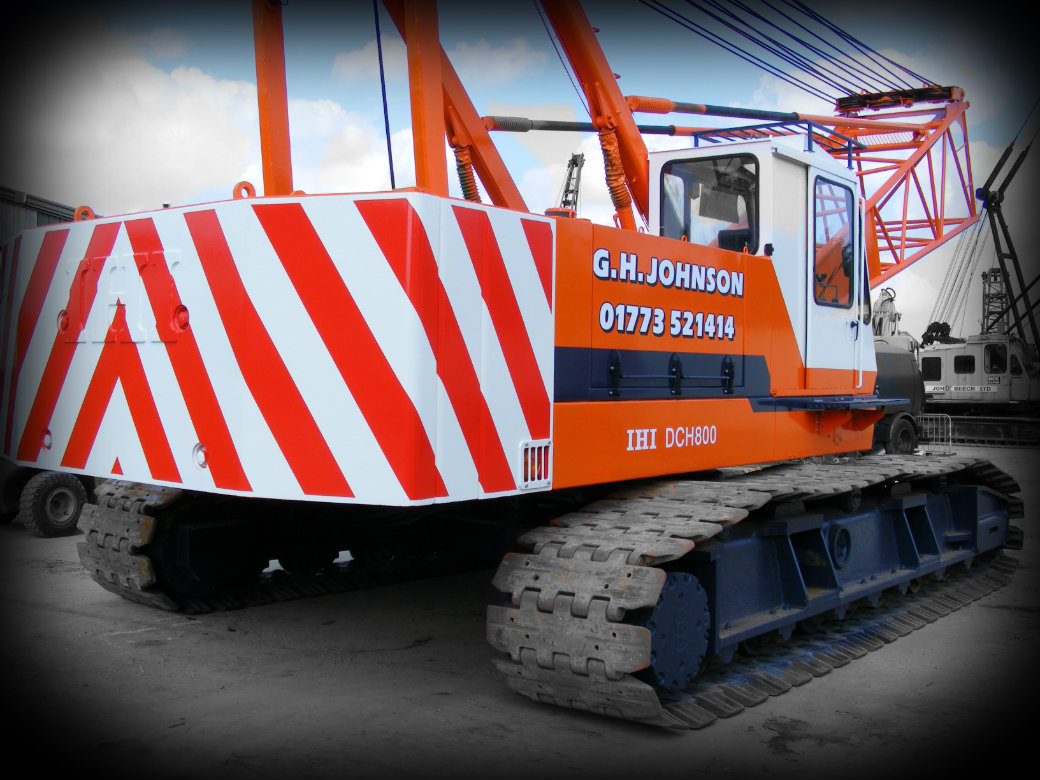 80 & 90 Tonne Capacity Crawler Cranes for Hire G.H. Johnson